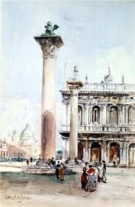 Piazzetta di San Marco, Wenecja autorstwa John Fulleylove
