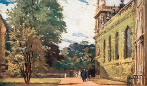 Trinity College (druk kolorowy) autorstwa John Fulleylove
