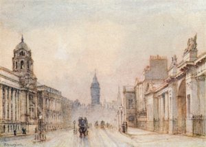 Whitehall w 1906 r. autorstwa John Fulleylove