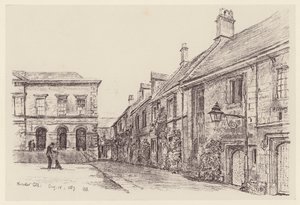Worcester College (litografia) autorstwa John Fulleylove