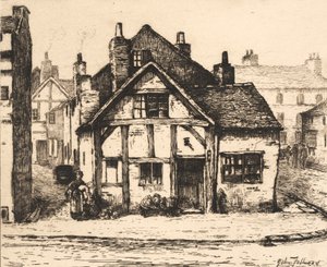 Old House, Salop Street, Wolverhampton, z „Remnants of Old Wolverhampton, tom. 1