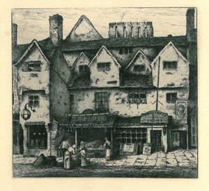 Old Houses, Digbeth, Walsall, z "Remnants Of Old Wolverhampton" Vol.I. No.s 1-37, opublikowane w 1880 r.