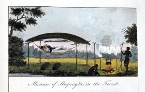 Sposób spania w lesie, 1813.