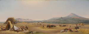 Żniwa w rzymskiej Kampanii, 1868.