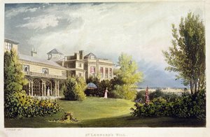 Wzgórze św. Leonarda, z „Repozytorium Sztuki” Ackermanna, wydane w 1824 r. autorstwa John Gendall