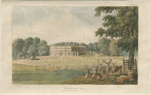 Trentham Hall: litografia kolorowa, bd [ok. 1824] (druk) autorstwa John Gendall
