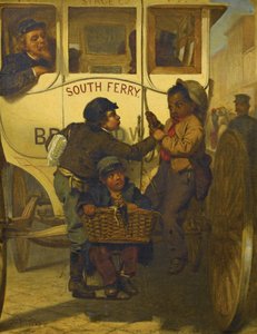 Kolorowi ludzie nie mogą na tej linii, 1863 autorstwa John George Brown