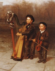 Małe wózki, 1874 autorstwa John George Brown
