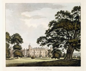 Cobham Hall w Kent, 1800 autorstwa John George Wood
