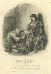 Dombey i syn: Alice Brown i jej matka autorstwa John Gilbert