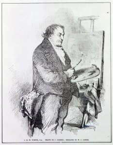 Joseph Mallord William Turner, grawerowane przez WJ Lintona, c.1837 (grawerowanie) autorstwa John Gilbert