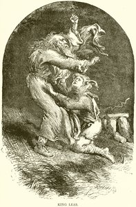 Król Lear autorstwa John Gilbert