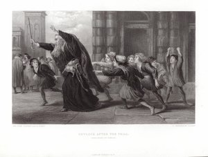 Shylock autorstwa John Gilbert