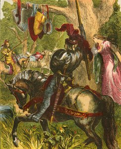 Sir Launcelot du Lake autorstwa John Gilbert