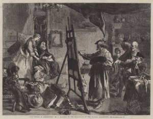 Studio Rembrandta autorstwa John Gilbert