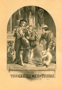 Dwaj dżentelmeni z Werony autorstwa John Gilbert