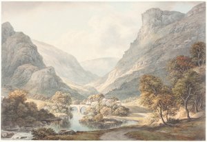 Widok na Dovedale autorstwa John Glover