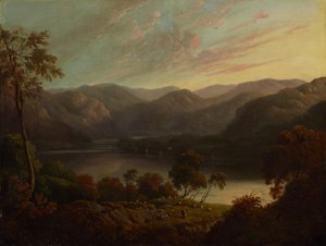 Widok krajobrazu w Cumberland autorstwa John Glover