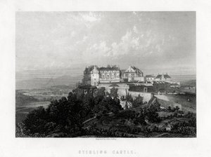 Zamek Stirling, Szkocja, 1883. autorstwa John Godfrey