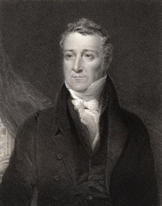 William Huskisson, rycina Johna Cochrana (fl.1821-65), z „Narodowej Galerii Portretów, tom II”, wydana ok. 1835