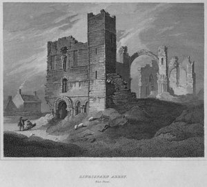 Opactwo Lindisfarne. Front Zachodni, 1814 autorstwa John Greig