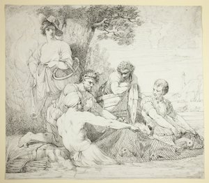Rybacy autorstwa John Hamilton Mortimer