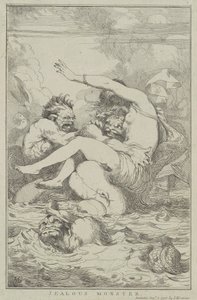 Zazdrosny potwór autorstwa John Hamilton Mortimer