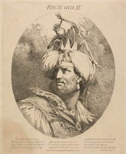 „Ryszard II”, akt III, scena II autorstwa John Hamilton Mortimer