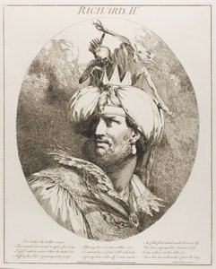 Ryszard II, z Dwunastu postaci z Szekspira autorstwa John Hamilton Mortimer