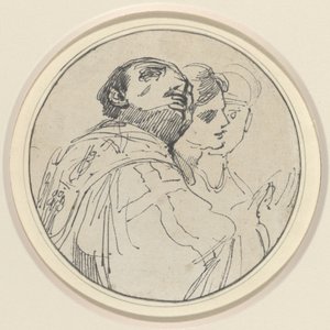 Trzy głowy orientalne autorstwa John Hamilton Mortimer