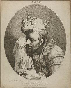 York, „Henryk IV”, część II, akt V, scena IV autorstwa John Hamilton Mortimer