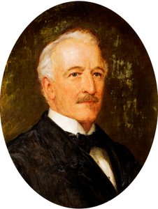 Baron Charles Conrad Adolphus du Bois de Ferrieres (1823-1908), poseł liberałów z Cheltenham (1880-85), ok. 1885-1900 (olej na płótnie) autorstwa John Hanson Walker