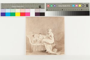 Matka do szycia (pióro i tusz na papierze) autorstwa John Harden