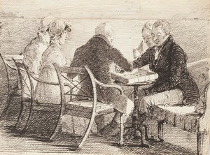 Backgammon, 1808 autorstwa John Harden