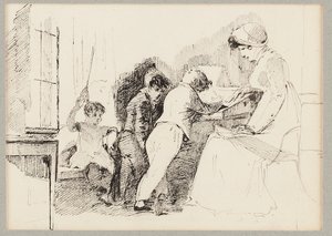 Jessy, Robert, Joseph i Sophie, 1818 autorstwa John Harden