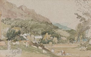 Widok na Clappersgate (wc na papierze) autorstwa John Harden