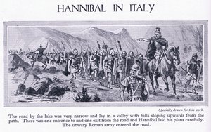 Hannibal we Włoszech, ok. 1950 autorstwa John Harris Valda