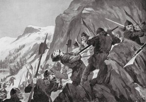 Bitwa o Morgarten autorstwa John Harris Valda