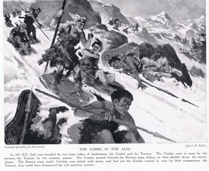 Cimbri w Alpach autorstwa John Harris Valda