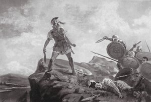Śmierć Filomela (litografia) autorstwa John Harris Valda
