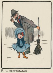 R Szanowany / J.Hassall / Zeichnung, 1903 autorstwa John Hassall