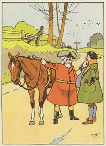 „Powiedział John, »To mój dzień ślubu«” (kolor lito) autorstwa John Hassall
