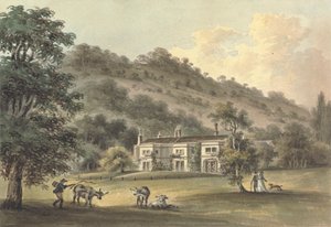 Grove Cottage, Box Hill, Surrey, a Sede de George Barclay Esq.polish autorstwa John Hassell