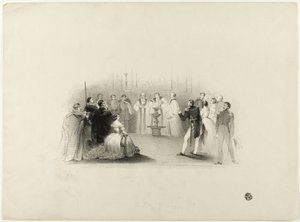 Chrzest Edwarda VII autorstwa John Hayter