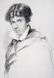 James Henry Leigh Hunt (1784-1859), lat 44, grawerowane przez Henri Meyera (1844-99) z książki „Życie Charlesa Lamba, tom I” E.V Lucasa, wydanej w 1905 r.