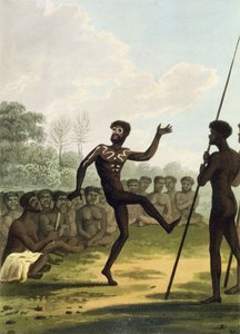 The Dance, aborygeni z Nowej Południowej Walii, rycina Matthew Dubourg (fl.1813-1820) pub. 1813