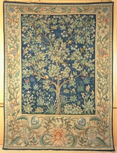 Gobelin Drzewo Portiere, wykonany dla William Morris & Co., ok. 1909