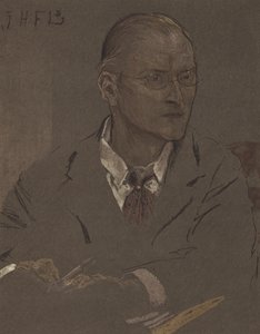 Charles Voysey, angielski architekt i projektant autorstwa John Henry Frederick Bacon