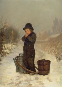 Ogrzewanie jego rąk, 1867