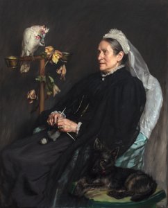Stara dama i jej zwierzęta, pozowane przez panią William Sommerville